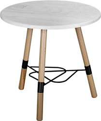 Журнальный столик Мебелик Лючия 3103 (серый бетон/бук/дуб дымчатый)