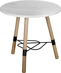 Журнальный столик Мебелик Лючия 3103 (серый бетон/бук/дуб дымчатый)