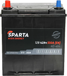 Sparta High Energy Asia 6СТ-42 Рус 330A (42Ah)