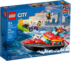LEGO City 60373 Спасательный пожарный катер