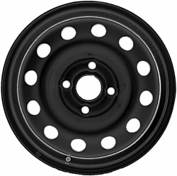 Колесный диск Eurodisk 43A46R 5x14/4x100 D54.1 ET46 Black