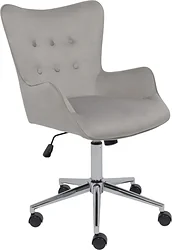 Кресло AksHome Bella Chrome Seven 324 (велюр/серый)