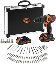 Дрель-шуруповерт Black&Decker BDCHD18BAFC (с 2-мя АКБ, кейс)