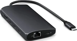 Док-станция Satechi USB-C Multiport Adapter 8K With Ethernet V3 ST-P8KED