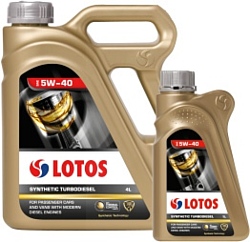 Моторное масло Lotos Synthetic Turbodiesel 5W-40 4л