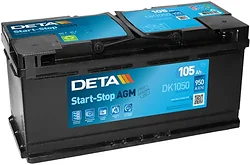 DETA Start-Stop AGM DK1050 (105Ah) DETA Start-Stop AGM DK1050 (105Ah)