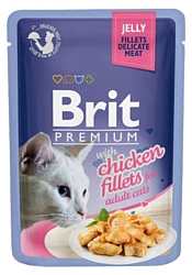 Brit (0.085 кг) 24 шт. Premium Chicken Fillets in Jelly