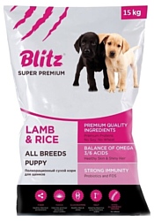 Blitz Puppy Lamb & Rice All Breeds dry (15 кг)