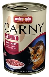 Animonda (0.4 кг) Carny Adult для кошек с говядиной и сердцем