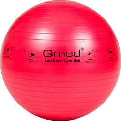 Qmed ABS Gym Ball 55 см (красный)