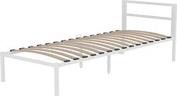 Кровать Князев Мебель Берта 90x190 БА.90.190.Б (белый муар)