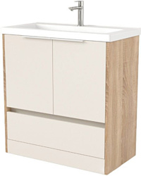 Тумба под умывальник Дабер 017 Тобага/Эридан 80 Т17.8Т.0.18Б (бежевый/дуб бардолино/ручка белая) Тумба под умывальник Дабер 017 Тобага/Эридан 80 Т17.8Т.0.18Б (бежевый/дуб бардолино/ручка белая)