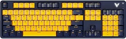 Клавиатура Rapoo V500 Pro Multimode 2024 темно-blue/yellow