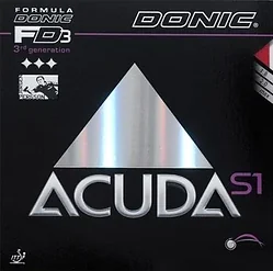 Ракетка для настольного тенниса Donic Acuda S1 (max, черный)