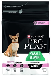 Purina Pro Plan (3 кг) Small & Mini Adult сanine Sensitive Skin Salmon and rice dry