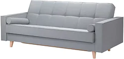 Прямой диван Ikea Аскеста 804.508.00 (книса светло-серый)