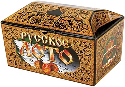 Логическая настольная игра Десятое королевство Русское лото в ларце 00142