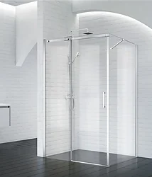 Душевой уголок BelBagno ACQUA-AH-1-140/100-C-Cr (прозрачное стекло) Душевой уголок BelBagno ACQUA-AH-1-140/100-C-Cr (прозрачное стекло)