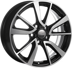 K&K Skoda Octavia КСr699 7x17/5x112 D57.1 ET49 Алмаз черный