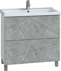 Тумба под умывальник Vigo Geometry 700-0-2 (бетон)