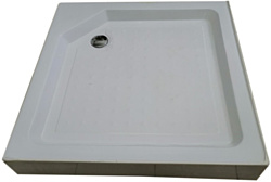 Душевой поддон Pelican T1010SQ 100x100x14 (с сифоном)