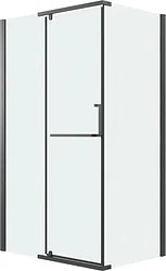 Душевой уголок Grossman Pragma 120x100x195 120.K33.03.1210.21.02 (черный матовый/стекло шиншилла)