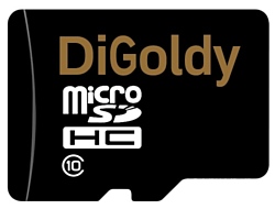 DiGoldy microSD (Class 10) 16GB [DG0016GCSDHC10-W/A-AD]
