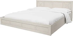 Кровать Stolline Лозанна 160x200 (дуб беленый) (СТЛ.223.05)