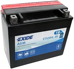 Exide ETX20HL-BS (18Ah)
