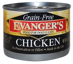 Evanger's Grain Free Chicken for Dogs & Cats консервы для кошек и собак (0.17 кг) 1 шт.