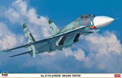 Hasegawa Многоцелевой истребитель Su-27 Flanker Shark Teeth