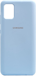 EXPERTS Original Tpu для Samsung Galaxy A51 с LOGO (фиалковый)