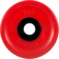 MB Barbell Евро-классик 51 мм (1x5 кг, красный)