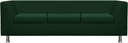 Brioli Дедрик трехместный (рогожка, J8 темно-зеленый)