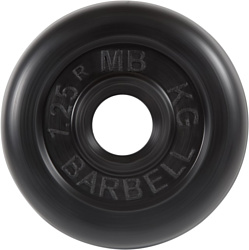 MB Barbell Стандарт 31 мм (1x1.25 кг, черный)