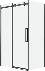 Душевой уголок Grossman Classic 130x90x195 120.K33.04.1390.21.00 (черный матовый/прозрачное стекло)