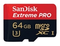 Sandisk Extreme Pro microSDXC UHS Class 3 64GB