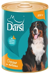 Darsi (0.85 кг) 1 шт. Консервы для собак: сердце и печень