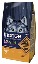 Monge (15 кг) Bwild Dog Ostrich