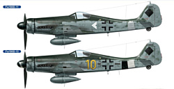 Hasegawa Истребитель Focke-Wulf FW190D-11/13 Combo (2 kits)