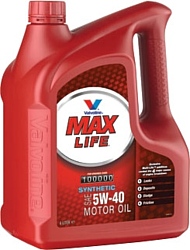 Моторное масло Valvoline MaxLife Synthetic 5W-40 4л