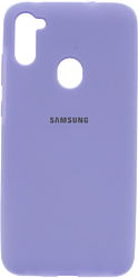 EXPERTS Original Tpu для Samsung Galaxy A11/M11 с LOGO (сиреневый)