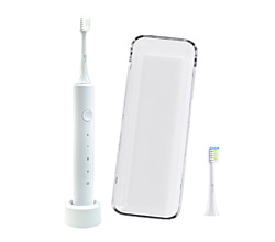 Электрическая зубная щетка Infly Sonic Electric Toothbrush T03S (футляр, 2 насадки, белый)