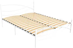 Кровать Князев Мебель Калифорния 120x200 КЯ.120.200.Б (белый муар)