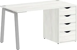 Стол для работы Riva Home Office VR.SP-3-138.4.A Silver (снежная патина)