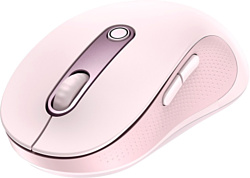 Baseus F02 Ergonomic Wireless Mouse pink, без батарейки в комплекте