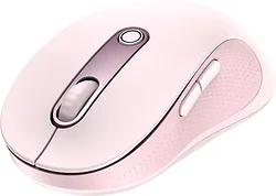 Мышь Baseus F02 Ergonomic Wireless Mouse pink, без батарейки в комплекте