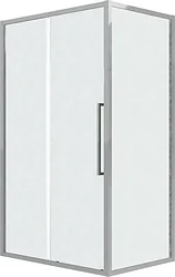 Душевой уголок Grossman Cosmo 130x100x195 120.K33.02.1310.10.02 (хром/стекло шиншилла)