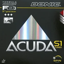 Ракетка для настольного тенниса Donic Acuda S1 Turbo (max, красный)