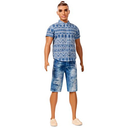 Barbie Ken Fashionistas Doll 13 Distressed Denim - Broad